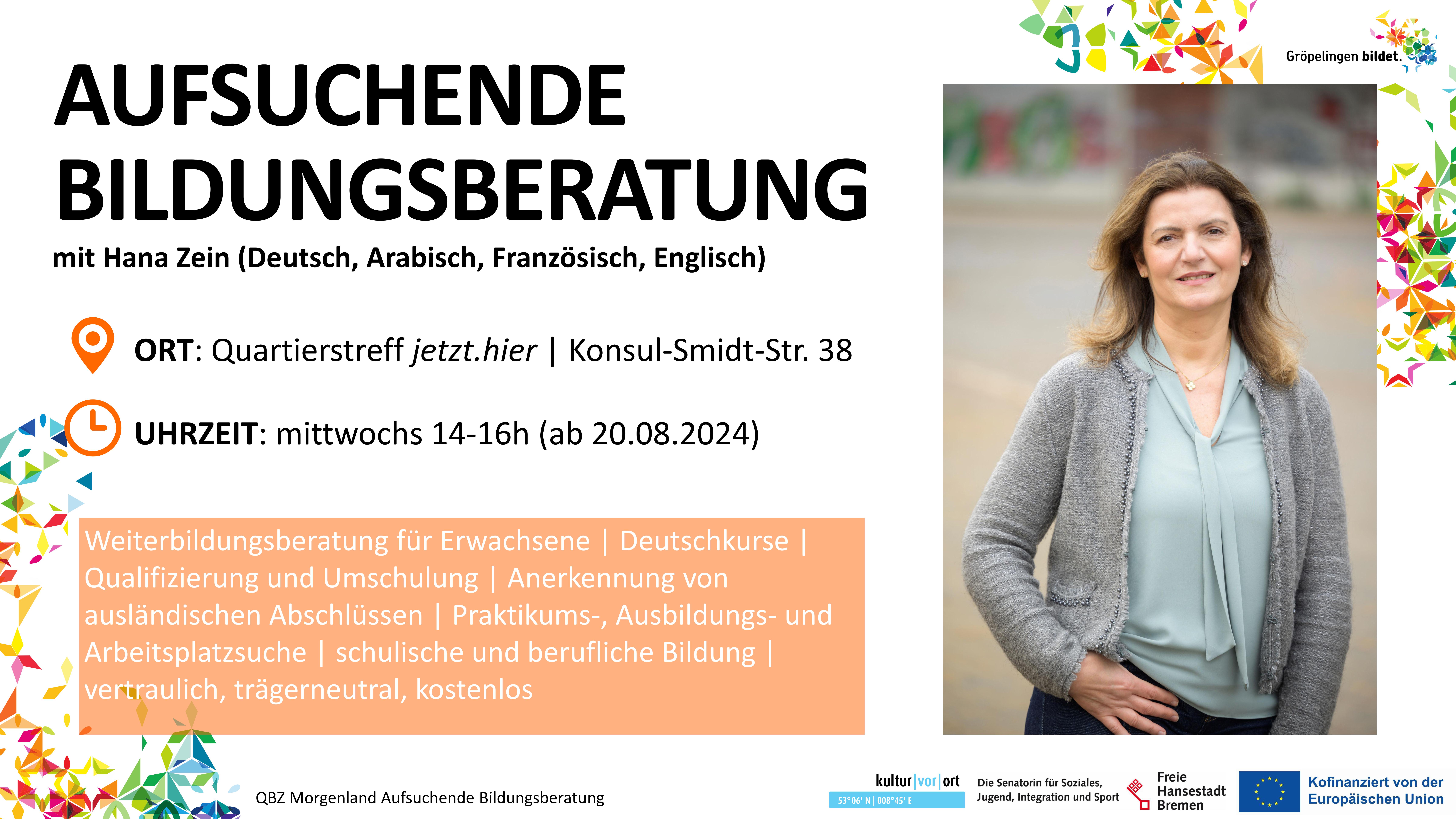 Aufsuchende Bildungsberatung in der Überseestadt.